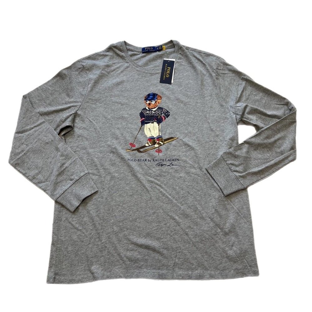 Men's Polo Ralph Lauren Polo Bear Special Edition Long Sleeve TShirt NWT